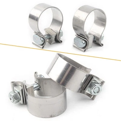 Abrazadera de escape de 1,75" para Harley-Davidson Electra Street Road Glide acero Foto 1 de 4