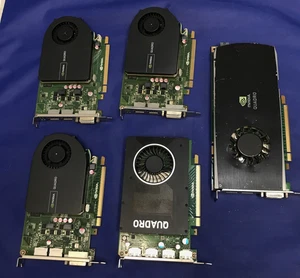 Lot of 5 NVIDIA Graphics Cards – 2000/M2000/FX3800 - Picture 1 of 24