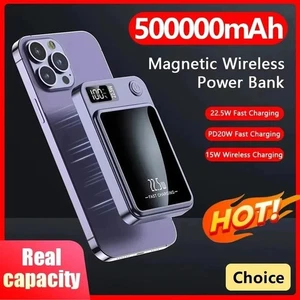 Chargeur rapide 50000mAh Magnétique Power Bank 22,5W pour iPhone Samsung Huawei - Photo 1 sur 14
