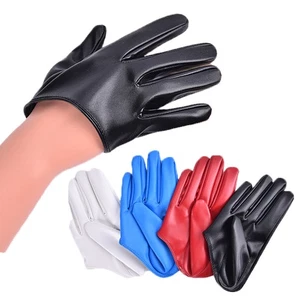 New Design Sexy Leather Gloves for Women Half Palm PU Leather Gloves Party S_ KP - Picture 1 of 16