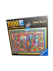 Ravensburger James Rizzi 1000 piece Puzzle NEW All That Love In The Middle City - Picture 1 of 10