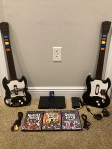 Consola SONY Playstation2 PS2 - Paquete Guitar Hero - Guitarra, Juegos, Tarjeta de Memoria - Imagen 1 de 12