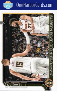 2025-26 Topps Denver Nuggets #286 5280!: Championship Duo Leads Nuggets - Picture 1 of 2