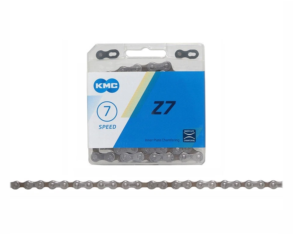 KMC Chain 7 Speed 1/2 x 3/32 116L Gray/Brown Z7 - Image 1 of 1