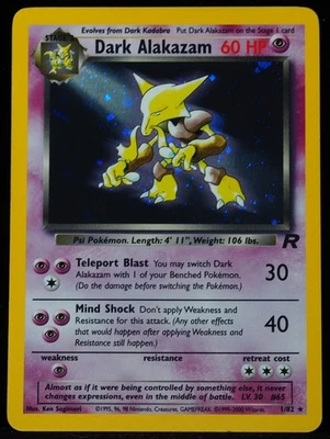 Dark Alakazam #1 NM- Pokemon Card - Image 1 of 3