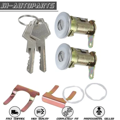 Kit de 2 piezas de cilindro de cerradura de puerta con llave para Dodge B100 B200 W100 Trailduster EE. UU. Foto 1 de 4