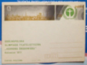 Polonia. Postal #679 Olimpiada Filatélica Nacional, Katowice 1977. - Imagen 1 de 1