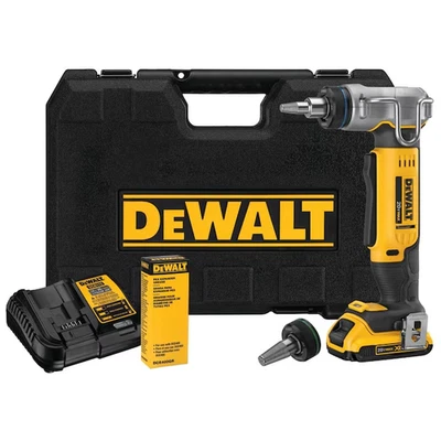 DeWALT 20v Pex Plumbing Expander Kit DCE400D1 Tool 1/2 in & 3/4 in 2AH Battery - Image 1 of 4