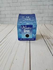 L'eggs Opaque Pantyhose Winter Size Queen Control Top Jet Black - Picture 1 of 6