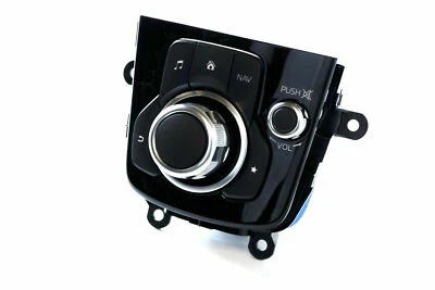 Black Center Console Control Switch w/ Retainer Clip For Mazda 3 2014-2015 - Image 1 of 4