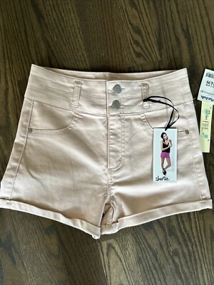 NWT Love Fire Women Juniors Pale Pink Shorts Size 1 Stretch Cuff Marshalls - Image 1 of 2