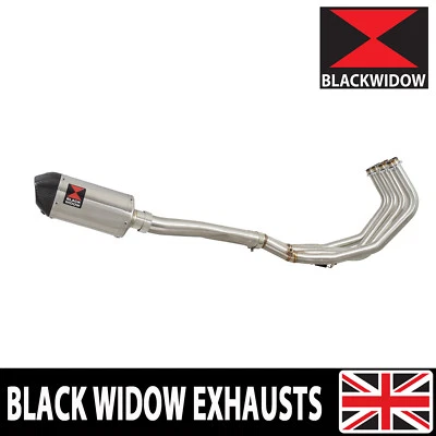 Silenciador ovalado sistema de escape completo de alto nivel Yamaha FZ6R 2009-2017 200ST Foto 1 de 4