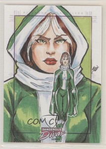 2014 Marvel Dangerous Divas Series 2 SketchaFEX Sketch Cards 1/1 George Vega 1ci