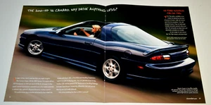 2001 Chevy Camaro Sport Package T-Tops Original Dealer Foldout Poster Ad 01 - Bild 1 von 1