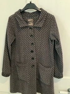 Out Of Exile Gorgeous Arty Velvet Coat /Jacket - Size 2 - Picture 1 of 6