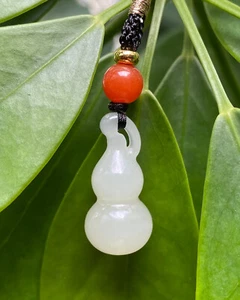 Colgante Calabaza Jade Hotan Natural Alto Grado Unisex Joyería Hágalo Usted Mismo Accesorios Y008 - Imagen 1 de 13