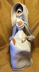 EMILIA PALOMBA EP Signed 12" Italian Pottery Sculpture Woman in Sardinia Costume - Picture 1 of 11