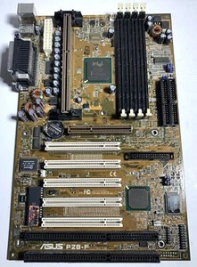 Vintage ASUS Placa P2b-f Rev: 1.0 - Intel 440BX - Isa PCI AGP Sdram ATX Slot1 - Imagen 1 de 4