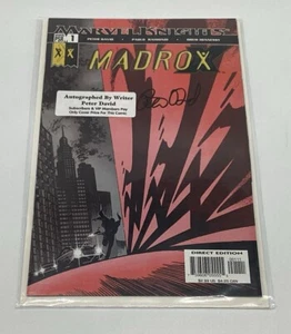 peter david autografo marvel knights madrox #1  - Foto 1 di 3