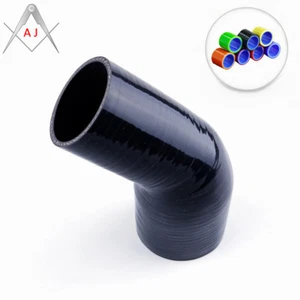 Manguera acoplador intercooler silicona codo 45 grados ID 25mm 1" a 1" - Imagen 1 de 6