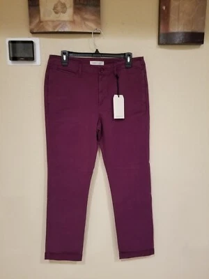 Current Elliott  The Captain Pants In Plum Caspia Trousers  Pants Size  28 - Image 1 of 4