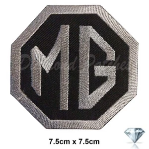 MG Parche Bordado Hierro Coser en Coche Fuel Oil Carreras Moda Insignia - Imagen 1 de 2
