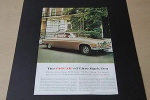 Original 1965 magazine advert: JAGUAR 4.2 litre Mk10  frame-ready wall-art  - Picture 1 of 1