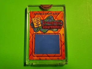 LIMITED SPONGEBOB SQUAREPANTS PRODUCTION CEL ART TRADING CARD 1ST EDITION SWATCH - Picture 1 of 8