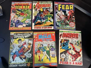 Marvel Comic Lot; Silver Age, Spiderman, Avengers, Iron Man, 6 Comics. Kostenloser Versand - Bild 1 von 8