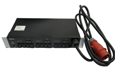 Delta Electronics Power Distribution Unit PDU SF-09K/HK D 3 Phase In 1 Phase Out - Image 1 of 4