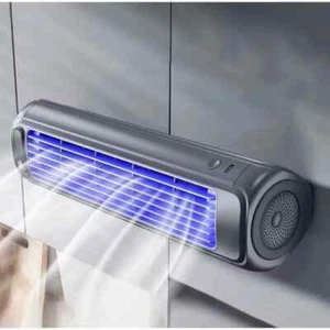 Ventilatore da Parete Condizionatore Silenzioso Ricarica Portatile Casa ufficio - Foto 1 di 8
