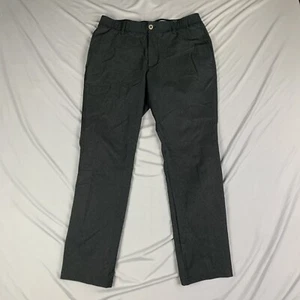 Under Armour Pantaloni da Golf Uomo Taglia 32x30 Grigio Scuro Griglia Performance Golfer - Foto 1 di 12