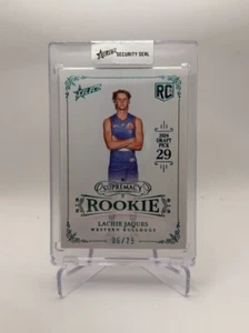 2025 AFL Select Supremacy Rookie LACHIE JAQUES *LOW* 06/75 Western Bulldogs - Picture 1 of 2