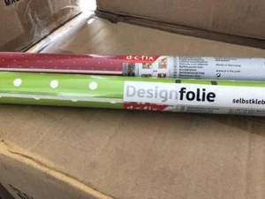d-c-fix Selbstklebefolie grün/Weiß oder Rot/Weiß 45 cm x 2 m - Bild 1 von 3