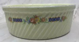 Sales Utensili da Cucina Qualità Superiore Blu Bouquet Scanalato Soufflé Piatto 8in Vintage - Foto 1 di 12