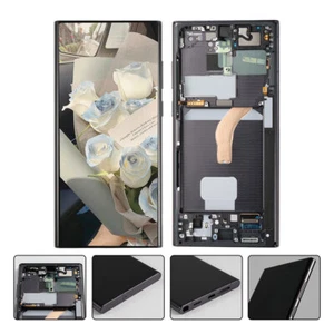 Piccolo per Samsung Galaxy S22 Ultra S908B 5G Display LCD Schermo di Ricambio Nero - Foto 1 di 7