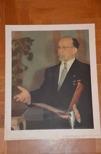 Poster Walter Ulbricht DDR SED  30 x 40 cm ungefaltet Seemann Verlag - Bild 1 von 4