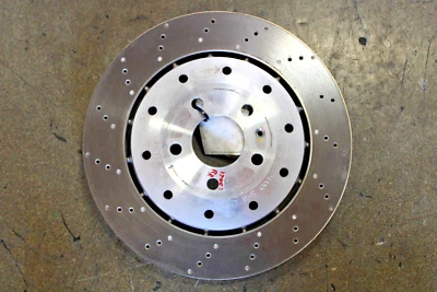 Lamborghini Gallardo, LP560, 570, Rear Brake Rotor, Steel Disc, P/N 420615601E - Image 1 of 4