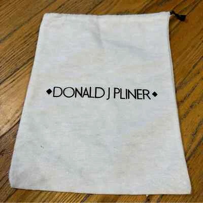 Bolsa antipolvo Donald J Pliner blanca 10x13 Foto 1 de 4