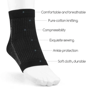 PEDIMEND™ Arch Support Compression Ankle Socks for Plantar Fasciitis, Neuropathy - Picture 1 of 6