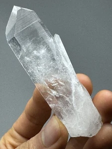HERVORRAGENDER Lemurischer Arkansas Quarz natürlicher Laserstab 1,6 Unzen AR USA Kristall L9d - Bild 1 von 12