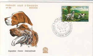 Monaco 1979 International Dogs Exhibition Initial Slogan FDC Stamp Cover Rf26433 - Picture 1 of 2