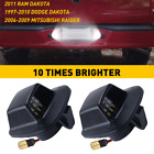 2X For 06-09 Mitsubishi Raider &Dodge Dakota LED License Plate Light Replace Kit