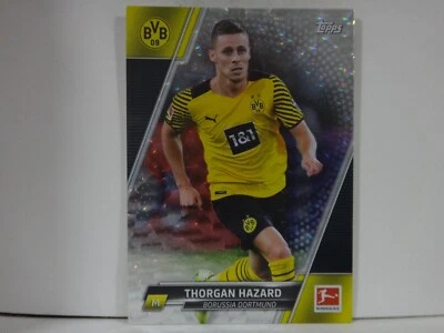 2021-22 Bundesliga Base Sparkle Foil #59 Thorgan Hazard - BORUSSIA DORTMUND - Image 1 of 2