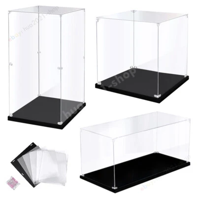 Acrylic Display Case Dustproof Clear Box Showcase for Action Figures Models Doll - Image 1 of 4