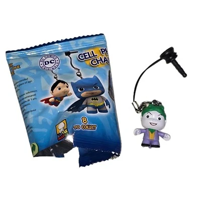 DC Comics Originals Cell Phone Charm Batman The Joker Little Mates NEW OPEN BAG - Image 1 of 4