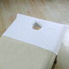 Face With Salon Cover Cotton Massage Spa Flat Bed Table Sheet Couch Breath Hole