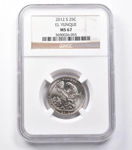 MS67 2012-S Washington Quarter El Yunque NGC *5458 - Picture 1 of 3