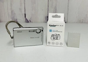Nikon Coolpix S9 Silver 6.1MP 3x Compact Digital Camera With New Battery - Picture 1 of 7