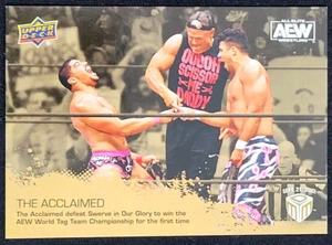 2022 UPPER DECK AEW MATCH DATED MOMENTS THE ACCLAIMED GOLD DYNAMITE GRAND SLAM - Picture 1 of 2